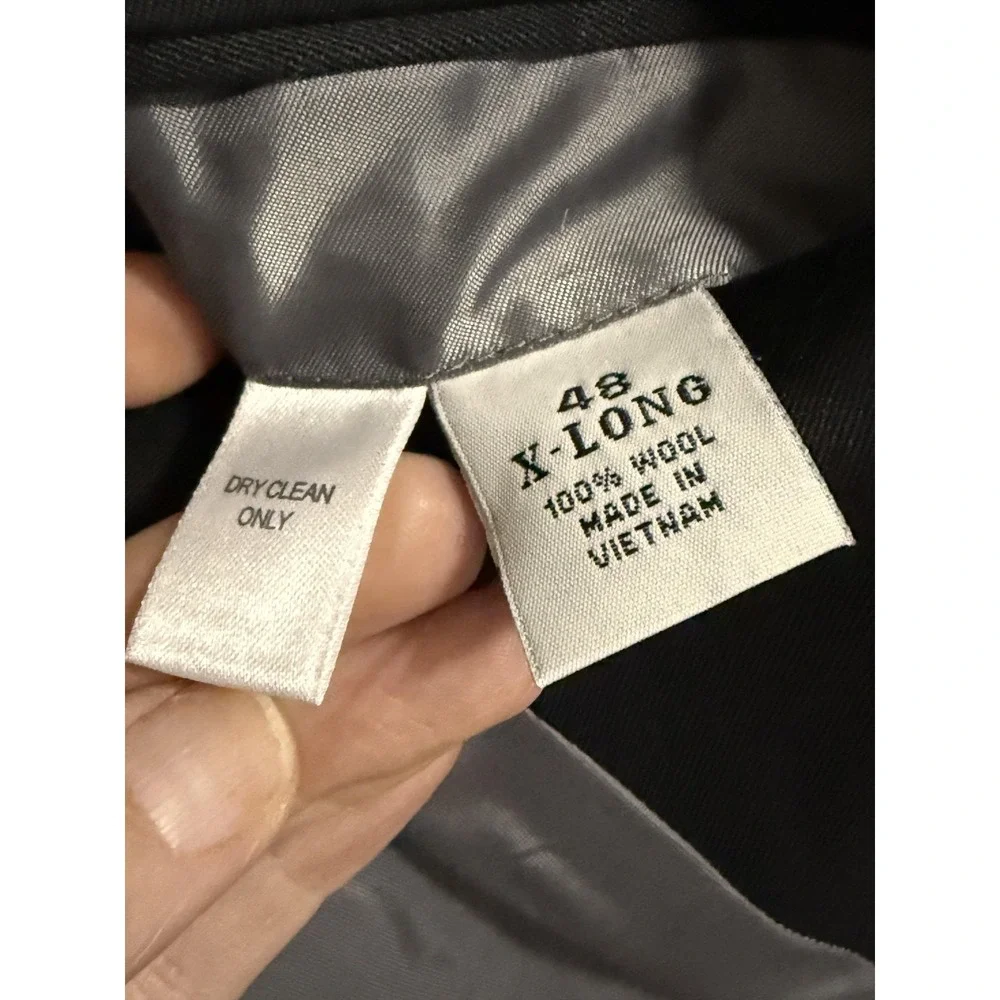 Linea Uomo‎ Huntington Suit Mens 48 XLong 44x32 2 Piece Jacket Pants Big Tall